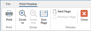 Click to view File > Print menu selections